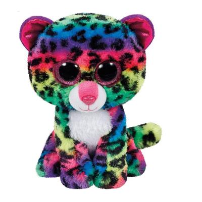 Meteor Ray Pack Ty Beanie Boos Dottie (Farbenfroher Leopard) Mittleres Plüschtier 37189