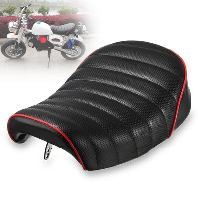 Czarny W stylu vintage Pokrowiec na garb Siedzisko motocyklowe typu racer Miękkie dla Honda MONKEY Z Siedzisko typu racer