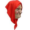 Old Woman Mask Realistic Granny Masks Scary Masks for Adults Halloween Costume Cosplay Latex Props