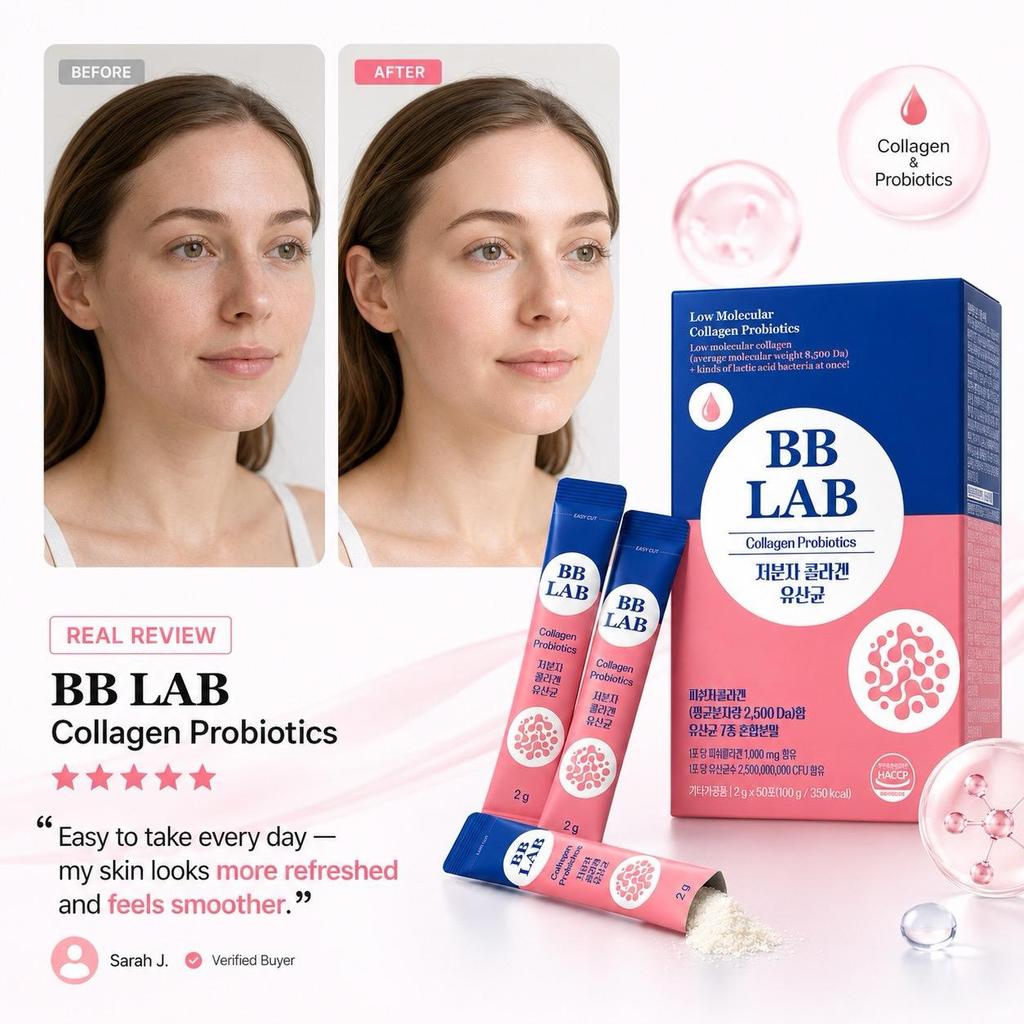 NUTRIONE BB LAB Kollagen Probiotika 2g 50 Sticks 1 KARTON