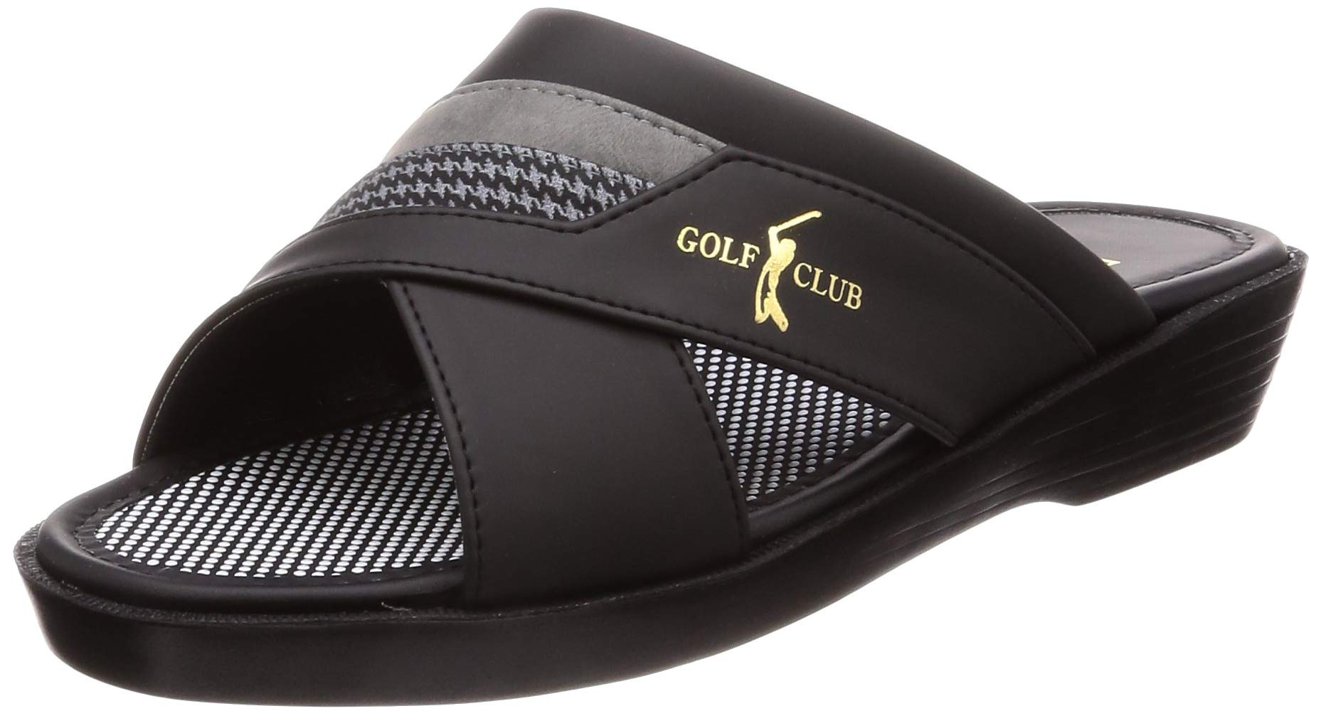 

Офисные японские офисные см [M3] Сандалии, мужские сандалии, тапочки, черные, 24.0~24.5 чёрный