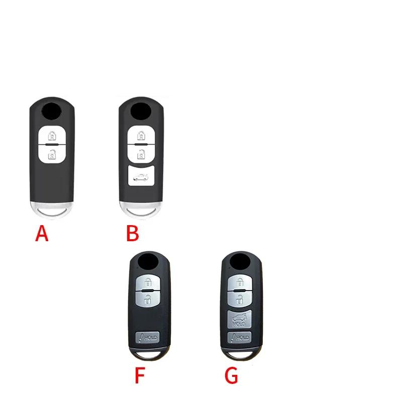 Hot Emblems 2 3 4 Buttons Car Remote Key Case Cover Shell Fob For MAZDA 2 3 5 6 CX-3 CX-5 CX-7 CX-9 Atenz Speed Miata MX5