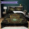 Hand of Fatima Pattern Bedding Uilt Set Uilt Cover Pillowcase Home Decoration Birthday Gift (1 * Duvet Cover + 2 * Pillowcase  Without Core)96