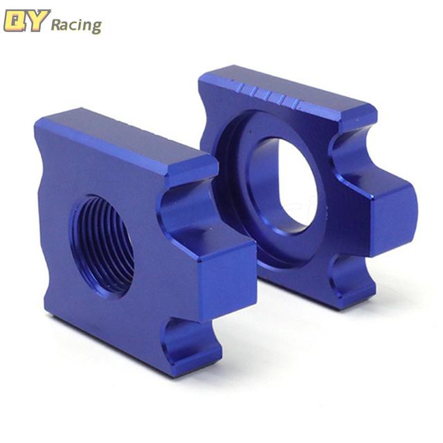 Motorcycle CNC Rear Chain Adjuster Axle Blocks For KTM SX SXF XC XCF XCW XCWF EXC EXCF Husqvarna TC FC TE FE 125 250 350