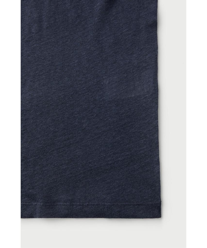 IROWOMEN Selhy Linen V-Neck Long Sleeve T-Shirt Iotaa26103Nyx