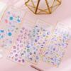 INS Magic Planet Crystal Epoxy Space Sticker Kawaii Transparent Three-Dimensional Handbook Diary Decoration DIY Children's Gift