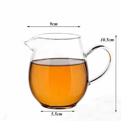 Teiera in vetro trasparente resistente al calore Cha Hai Gongdao Tazza da tè Tazza da tè Tazza da tè Set da tè 450ML