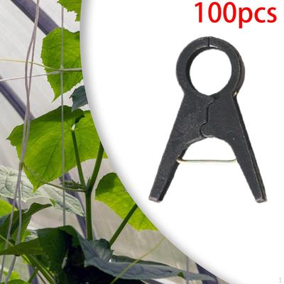 100 Pieces Garden Plant Support Clips Grafting Flower Clamps,Flower and Vine for