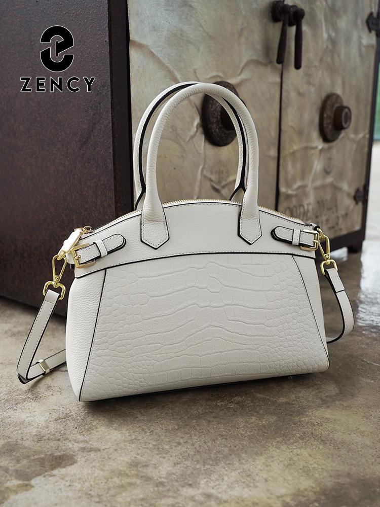 Zency Women's Large Capacity Luxury Leather Tote Shoulder Handbag Shopper Bag