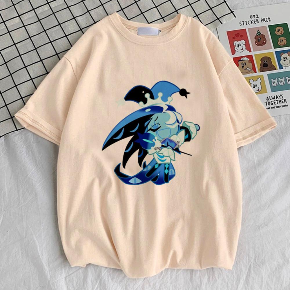 

Shadow Milk Cookie top tees teen Punk streetwear Vintage hip hop tshirt Breathable Digital kawaii Psychedelic graphic 2000s S