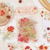 40Pcs/Bag Aesthetic Flower Stickers Pack Fresh Plant Hand Account DIY Material Decorative Stationery Stickers