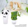 2 Stück Cartoon Panda Bambusform Silikon Reise Squeeze Flasche Shampoo Lotion Kosmetikbehälter