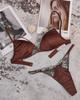 Hot Sale Sexy Thin Satin Splicing Lace Bra Big Breast Small Rim Free Bra Underwear Set