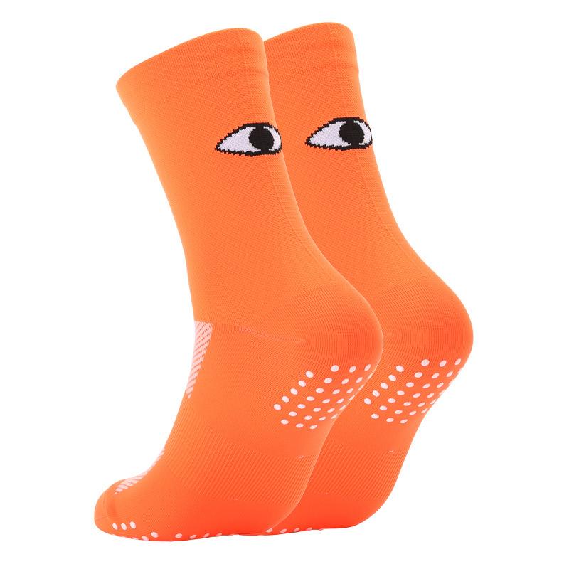 

Women Athletic Bicycle Socks Colorful Athletic Socks Unisex Nylon Socks Breathable Bicycle Gifts Sock US 6-9 EU 35-39 помаранчевий