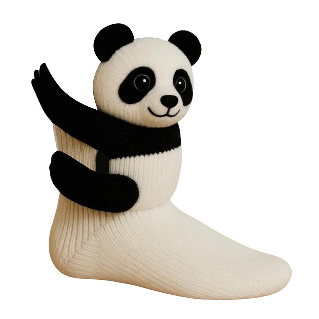 Nuova Moda Calzini da Donna Cartone Animato Animali 3D Calzino Kawaii Calzini da Pavimento da Donna Lavorati a Maglia Carini Animali Calzini da Pavimento Inverno Calzini Divertenti