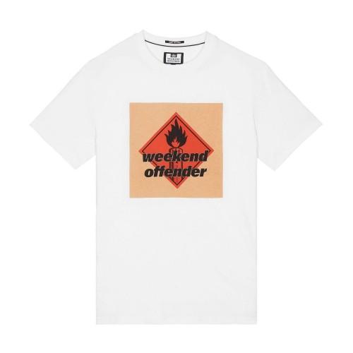 Weekend Offender Mens Blue Lines Massive Attack T-Shirt