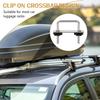Heavy Duty Metal Roof Rack U Clamp Bracket Tool Less Installation for Vehicle Cargo Stabilization Equipment Stability