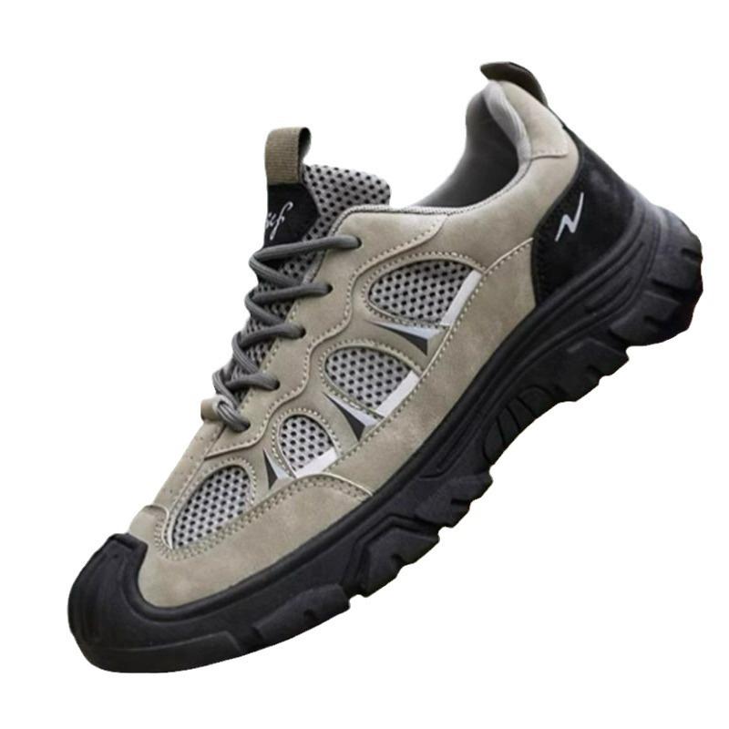 Neue Arbeitsschutzschuhe Herrenschuhe 2024 Sommer weichsohlig atmungsaktiv Mesh Baustelle bequem rutschfest verschleißfest Werkzeugschuhe trendige Schuhe