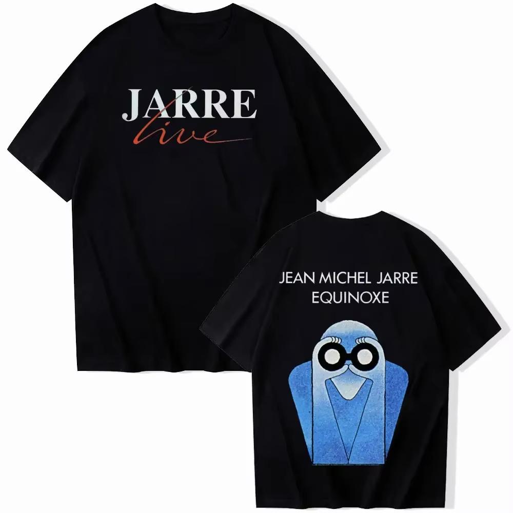 

2025 new LE Jean Michel Jarre Music AlbumEquinoxeZoolookOxygene Souvenir Gift Summer Cotton T Shirt M