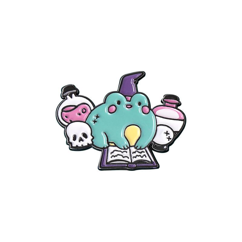 

Сплав Лягушка Модная Брошь Привлекательный Дизайн Бутылки Зелья Химии Для Всех