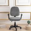 Stretch Elastic Velvet 2 Piece Universal Computer Chair Seat Cover Rotating Office Chair Slipcover