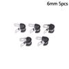 5 Stück 6–20 mm Edelstahl-P-Clips mit Gummiauskleidung, R-Typ-Rohrschelle, Kabelmontage, Schlauchschelle, Schlauchschelle, feste Schelle