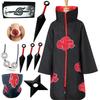 Cosplay Sada Oblečení z Anime Naruto, Obsahující Čtvrtého, Šestého a Sedmého Hokage a Členy Akatsuki v Pláštích.