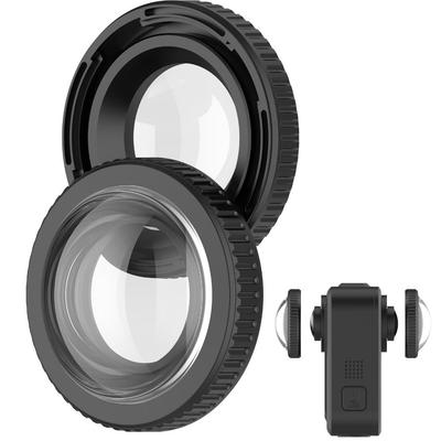 2 pièces Garde-objectif HD Couvercle de protection en verre optique pour accessoires de caméra GoPro MAX2