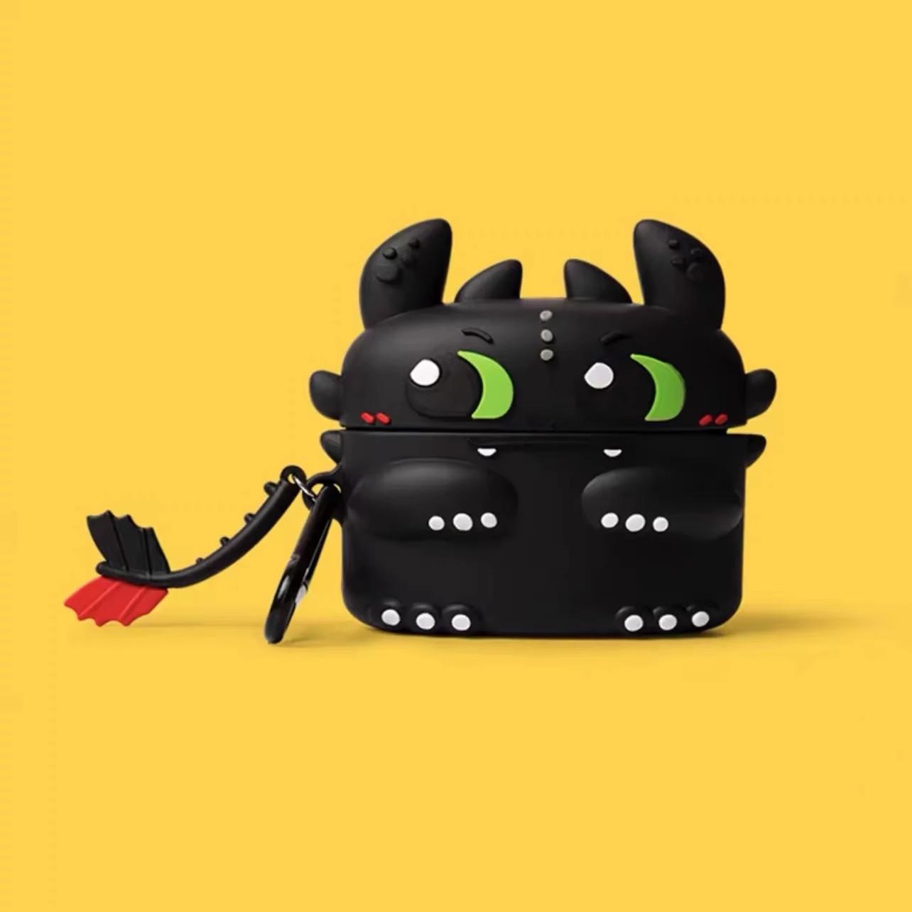 

Dragon for Airpods 1 2 3 4 Pro Pro 2 Pro 3 Cute Silicone Earphone Case Accessories Cover For Airpods 1 or 2
