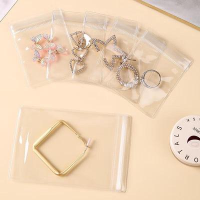 PVC Transparent Jewelry Self-Sealing Storage Bags