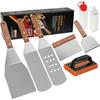 Barbecue Tool Set Outdoor BBQ Stainless Steel Teppanyaki Spatula Tools Barbecue Set