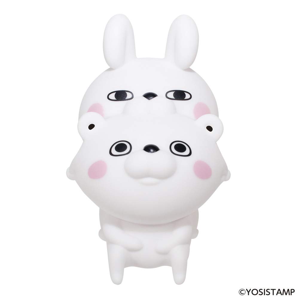 Yoshi Stamp YOSISTAMP Soft Vinyl Piggy Bear Bank/Rabbit & 100%