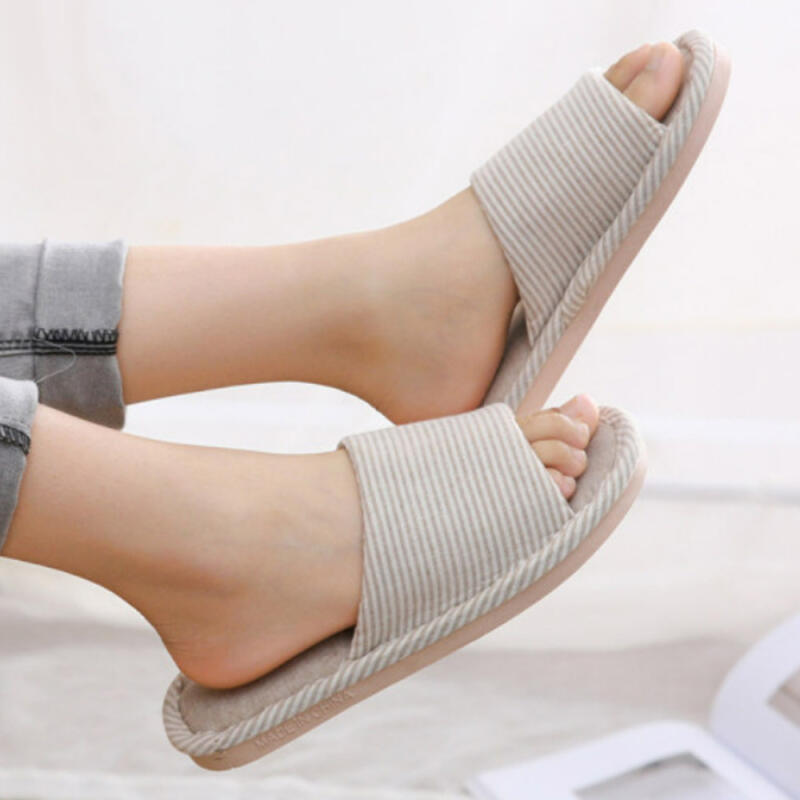 Папские льняные тапочки для пары Mubble Red