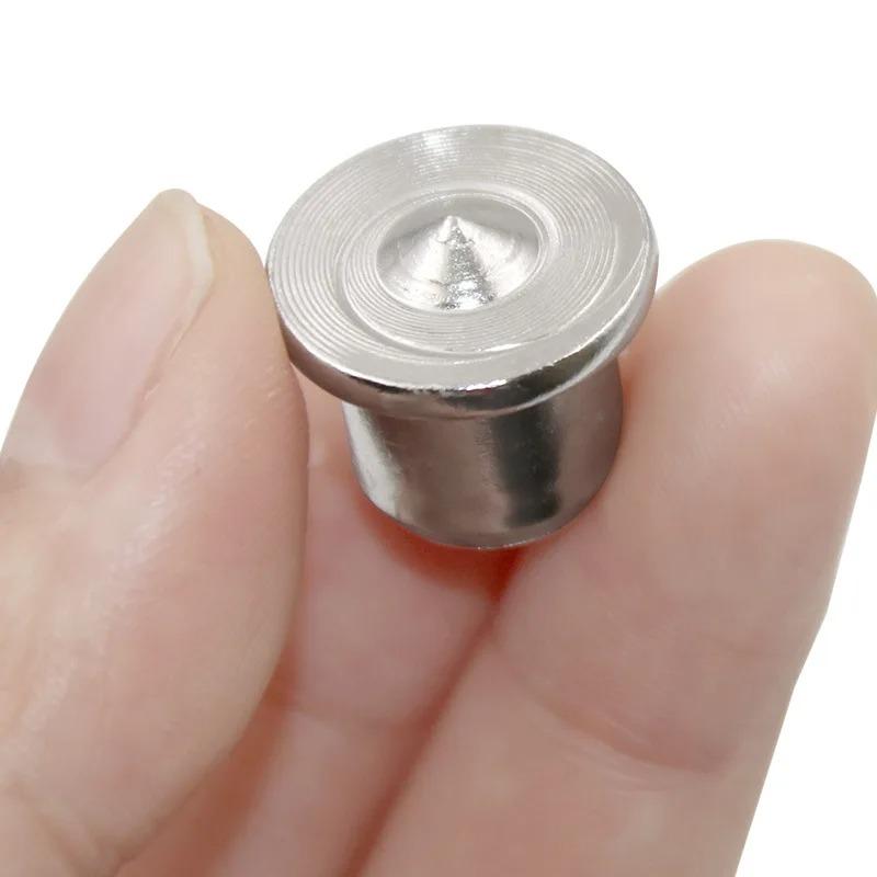 4Pcs 6mm 8mm 10mm 12mm Panel Furniture Positioning Carpentry Log Dowel Tips Round Log Pin Locator Wooden Pin Center Punching