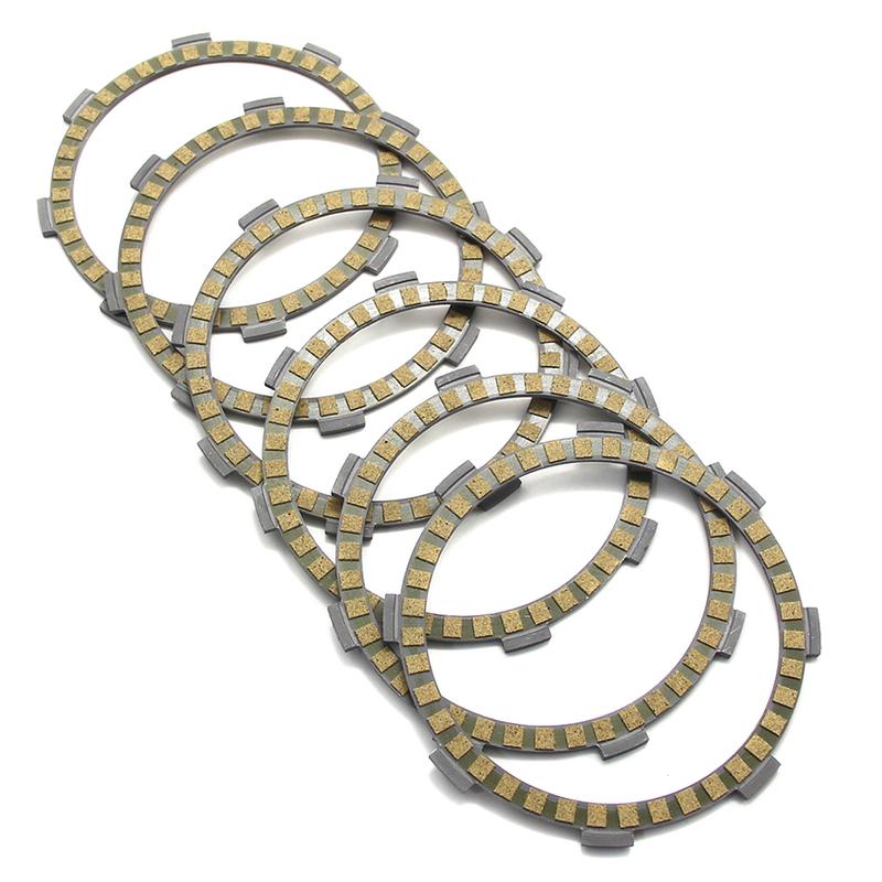 Motorcycle Clutch Disc Part For Yamaha DT125 DT125R RD125LC RZ125 Clutch Friction Steel Plates Kit 1V1‑16321‑00 1V1‑16324‑00