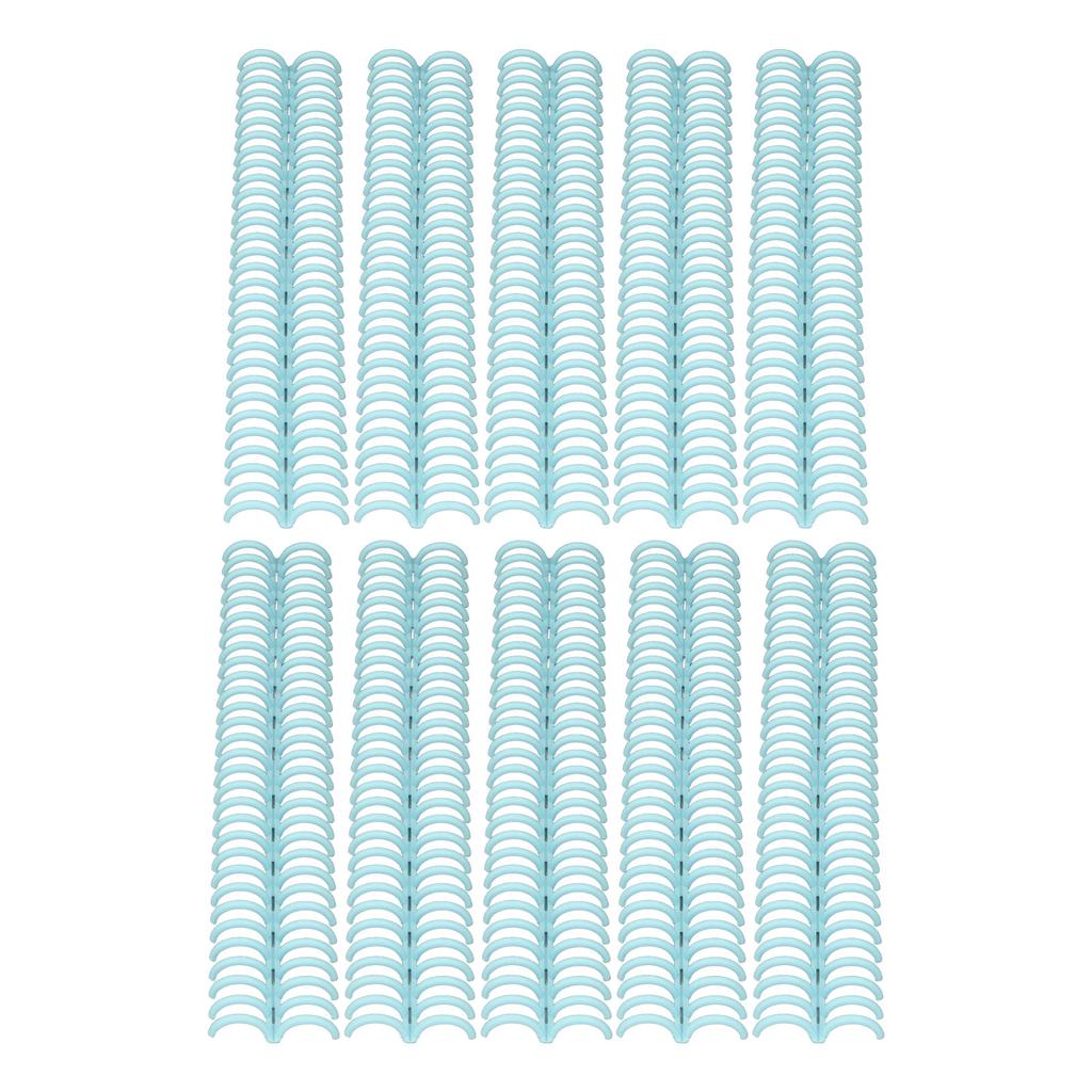 10 Stück Kammbinde-Rücken 150 Seiten 30 Ringe Plastikbinder-Kämme Leicht zu öffnen und zu schließen zum Hinzufügen 19mm für