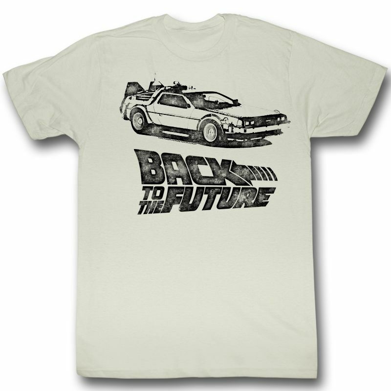 Back to the Future Ink Natural Adult T-Shirt S