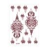 Yousheng Temporary Tattoo Sticker, Flower Lace Lotus Pattern Fake Tattoos for Women Men, Waterproof DIY Face Arm Leg Body Art Decoration