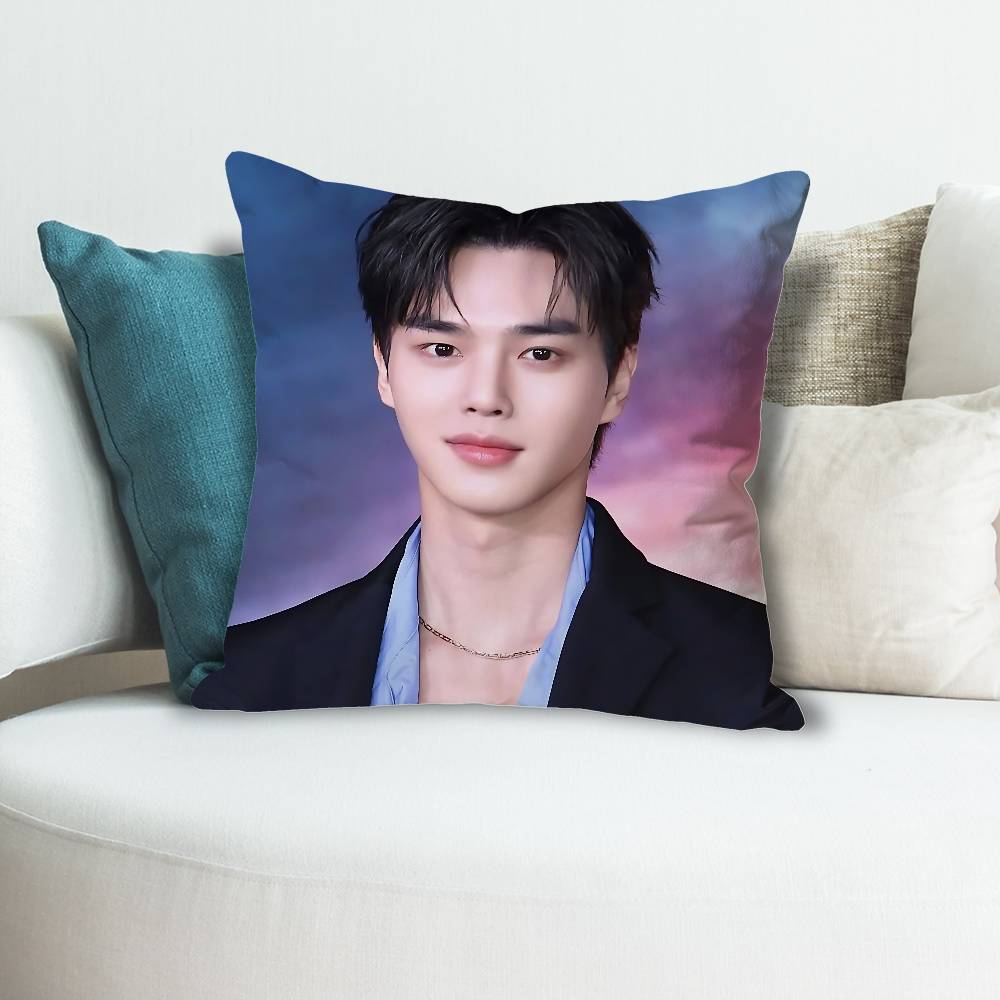

SSong Actor KKang Various Sizes Square Pillow Case For Car Home Bedchamber Decor Custom Valentine gift 30x30 cm