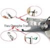 Stainless Steel Bent Nose Fishing Pliers with Dyneema Line Cutter - Small, Multifunctional Lure Tool