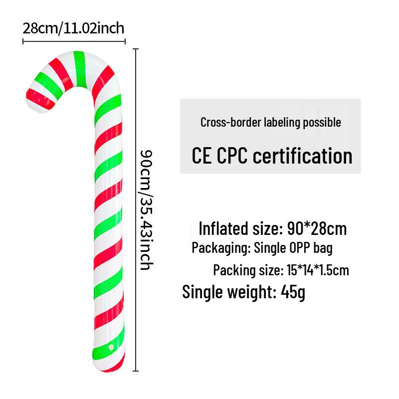 Cross-Border Christmas Courtyard Decoration: PVC Lantern & Inflatable Christmas Ball Set