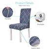 4Pcs Flower Printing Removable Chair Cover Stretch Elastic Slipcovers Folding Hotel Chair Covering Restaurant For Weddings Banquet