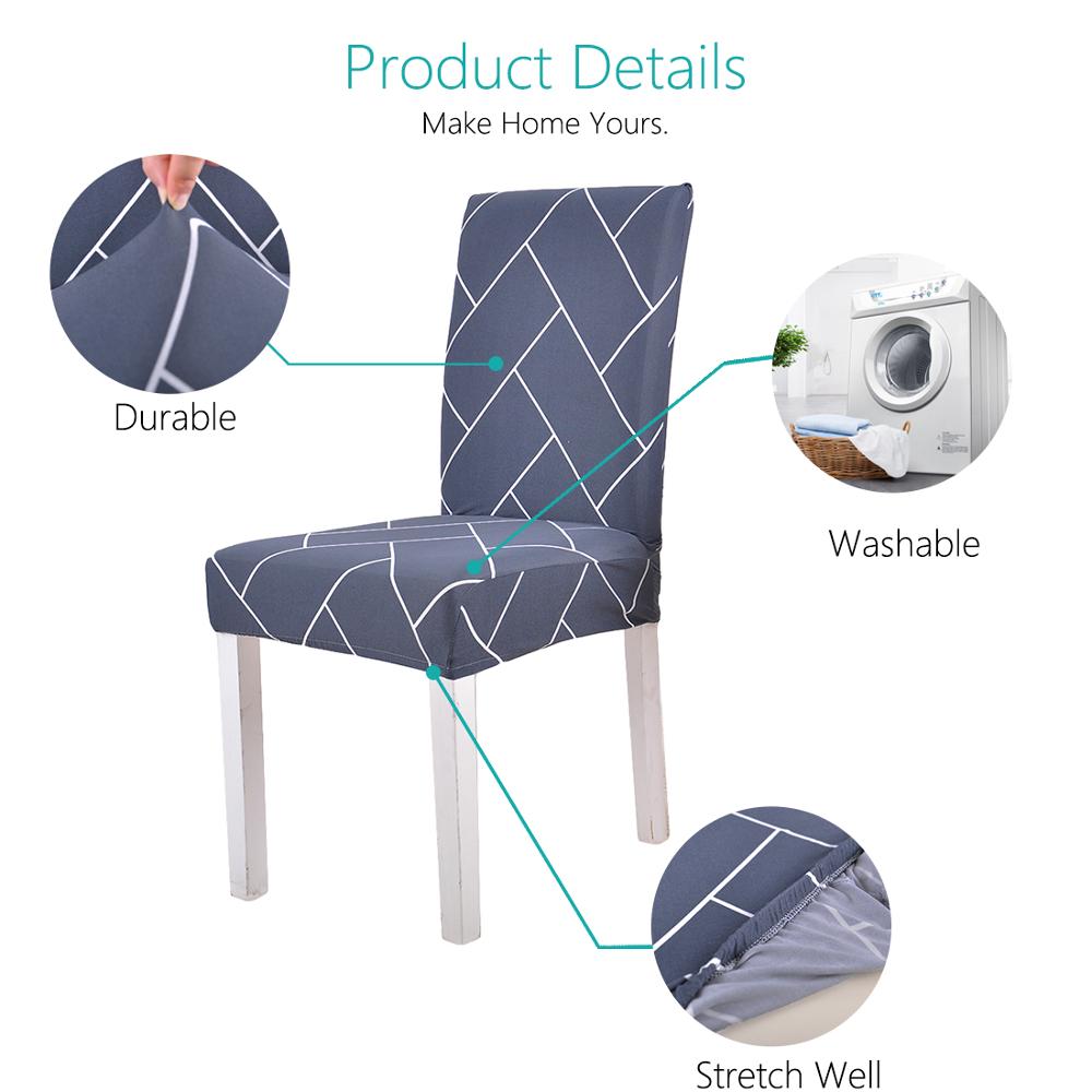 4Pcs Flower Printing Removable Chair Cover Stretch Elastic Slipcovers Folding Hotel Chair Covering Restaurant For Weddings Banquet