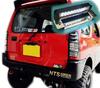 NTS GIKEN NTS Giken LED Type Number Plate Relocation Kit Jimny JB23 Jimny Number Plate Relocation Dress Up JB23 Stainless (Bracket Steel)