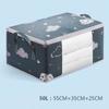 Storage Bag Clothes Blanket Quilt Sweater Foldable Organizer Box Durable Cartoon Print Winter Clothes Cabinet