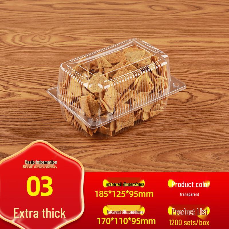 Disposable Plastic Pastry and Cake Boxes