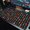 Pac-Man Custom Name Large Size Mouse Pad Large Gaming Table Cushion Non-slip Laptop Tablet Big Mousepad XXL Mat Mini PC Playmat With Lock Edge