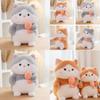 Adorable Plush Cat Doll Cute Fish Hugging Cat Stuffed Toy Pillow Gift For Kids