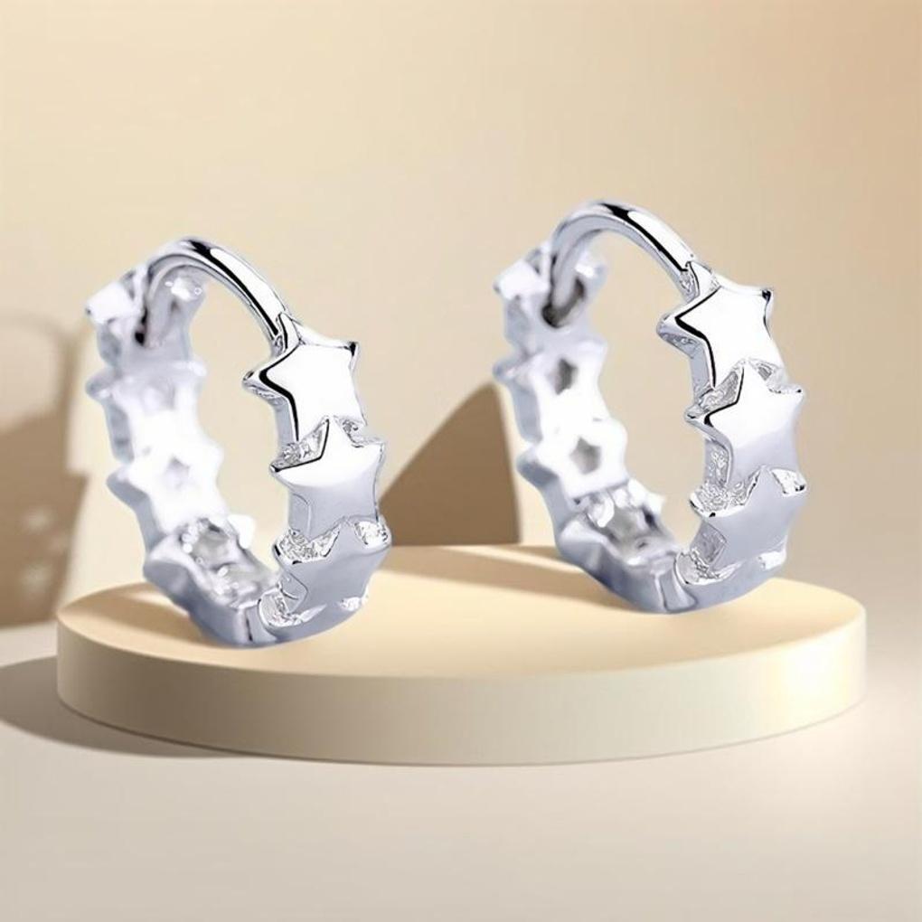 Damen Ohrstecker Mini Petite Stern aus Silber 925