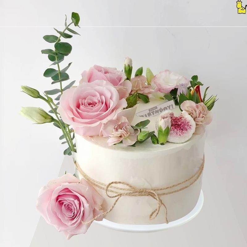Simulation Fruit Cake 6/8 Inch Fake Cake Model Food Dessert Props Sweet Table Window Girl Boy Birthday Ornament Party Home Decor